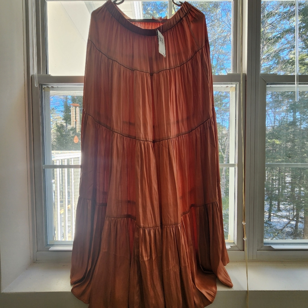 Philosophy Long Tiered Skirt